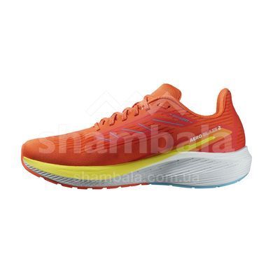 Кросівки чоловічі Salomon Aero Blaze 2, Dragon Fire/Sulphur Spring/White, 10.5 (SLM 474260-10,5)
