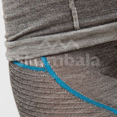 Термофутболка X-Bionic Apani 4.0 Merino Shirt Round Neck Long Sleeves Women, Black/Grey/Turquoise, S (AP-WT06W19W.B284-S)