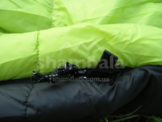 Спальний мішок Trimm IMPACT, (9/4 Сᵒ), 185 - Left Zip, Kiwi green / dark grey (8595225468329)