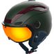 Шлем горнолыжный Bolle V-Line Carbon, Forest Matte/Phantom Fire Red Photochromic Cat 1 t, 59-62 см (BL VLINE,32098)