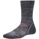 Шкарпетки жіночі Smartwool PhD Outdoor Light Crew Medium Gray/Desert Purple, р. L (SW SW054.489-L)