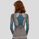 Термокофта жіноча X-Bionic Apani 4.0 Merino Shirt Round Neck LG SL Wmn, Black/Grey/Turquoise, р. S (XB AP-WT06W19W.B284-S)