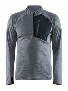 Чоловічий флісовий джемпер з рукавом реглан Craft Core Trim Thermal Midlayer Man, Grey Melange, S (1909500)