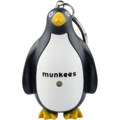 Брелок-ліхтарик Munkees Penguin LED, Black/White (6932057811084)