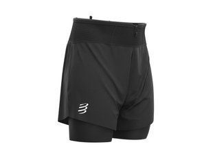 Шорты Compressport Trail 2-in-1 Short, Black, M (AM00007B 990 00M)
