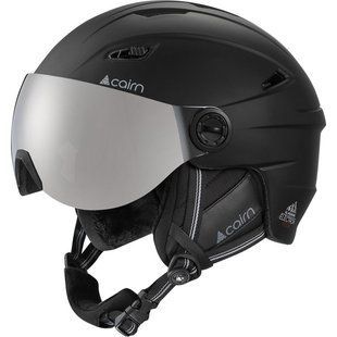 Шолом гірськолижний жіночий Cairn Electron Visor SPX3, mat black, 57-58 (0605810-02-57-58)