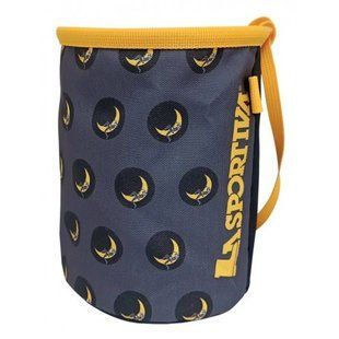 Мішечок для магнезії La Sportiva Climbing On The Moon Chalk Bag, Carbon/Giallo (LS 79K900108 PZ)