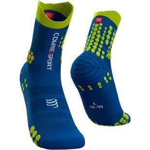 Шкарпетки Compressport Pro Racing Socks V3.0 Trail, Blue Lolite/Lime, T1 (PRSV3-TR 513 0T1)