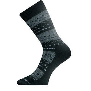 Термоноски трекинговые Lasting TWP, Black/Grey, L (TWP-686L)