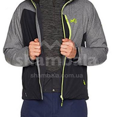 Горнолыжная мужская теплая мембранная куртка Millet CYPRESS MOUNTAIN II, Black/Heather Grey - р.M (3515729349684)