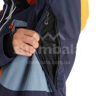 Гірськолижна чоловіча тепла мембранна куртка Rehall Leo 2022, L - navy (60176-3007-L)