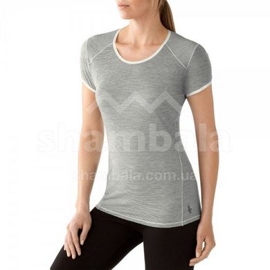 Футболка жіноча Smartwool NTS Micro 150 Pattern Tee Silver Gray Heather, р. L (SW SN408.040-L)