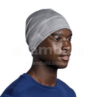 Шапка Buff Merino Lightyweight Beaney Solid Light Grey (BU 113013.933.10.00)