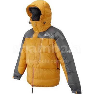 Зимовий пуховик Rab Expedition 8000 Jacket, Gold/Shark, XS (RB QED-21-GO-XS)