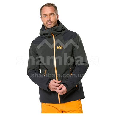 Горнолыжная мужская теплая мембранная куртка Millet ROLDAL II JKT M, Dark Grey/Black - р.M (3515729952259)