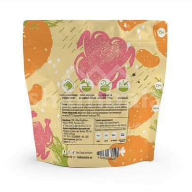 Пюре картофельное с куриным филе Food Mission (4820260630405)