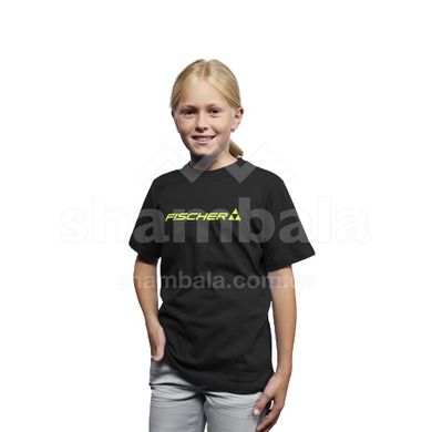 Футболка Fischer Junior T-shirt Big logo, Black, р.152 (G65721)