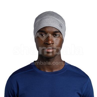 Шапка Buff Merino Lightyweight Beaney Solid Light Grey (BU 113013.933.10.00)