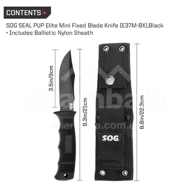 Ніж SOG SEAL Pup Elite Mini (SOG E37M-BX)