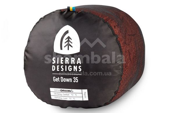 Спальный мешок Sierra Designs Get Down 550F 35 (2/-3 Сᵒ) Regular (70614421R)