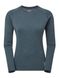 Футболка женская Montane Female Dart Long Sleeve T-Shirt, Orion Blue, XS/8/34 (5056237077631)