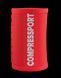 Напульсники Compressport Sweatbands 3D.Dots, Fluo Red/White, One Size (7630102590081)