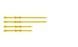 Набір стяжок Sea to Summit Stretch-Loc Mini Strap Set 4 Piece, Sulphur (STS 045702)