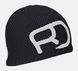 Шапка чоловіча Ortovox Rock'n'wool Beanie M, black raven, M (4251877744139)