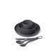 Набір посуду Sea to Summit Camp Dinnerware Set w/ Mesh Sack, 1P, 6 Piece, Charcoal (STS 054301)