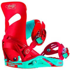 Крепление сноубордическое Salomon Mirage Red Turquoise, р.M (SLM MIRAGE.37578356)