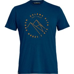 Чоловіча футболка Salewa Alta Via Dri-Rel M S/S Tee, Dark Blue, 50/L (27406 3986)