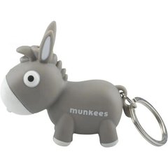 Брелок-ліхтарик Munkees Donkey LED, Grey (6932057811107)