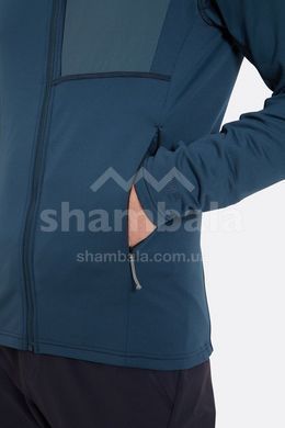 Мужская флисовая кофта Rab Superflux Hoody, Tempest Blue, S (RB QFG-13-TMB-SML)