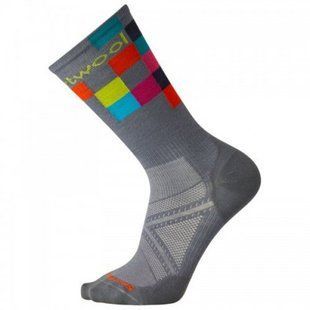 Шкарпетки чоловічі Smartwool PhD Run Ultra Light Logo Crew Graphite, р. L (SW 01137.018-L)