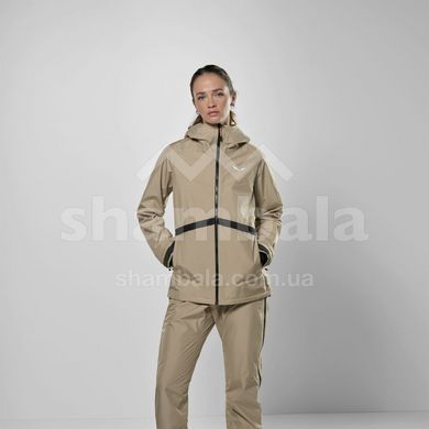 Мембранная женская куртка для трекинга Salewa Puez PTX Hybrid Jacket W, Beige Quicksand, 40/34 (28840/7180 40/34)