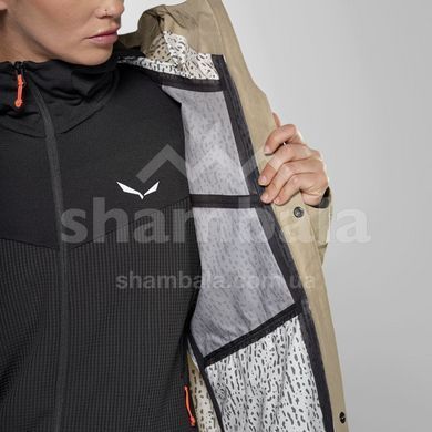 Мембранная женская куртка для трекинга Salewa Puez PTX Hybrid Jacket W, Beige Quicksand, 40/34 (28840/7180 40/34)