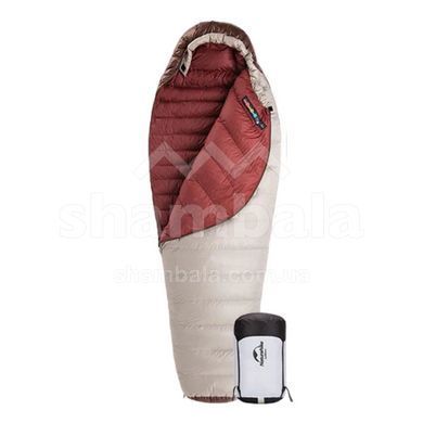 Спальный мешок Naturehike Snowbird NH20YD001 (-3/-10&deg;С), 185 см - Right Zip, Large, Brown (6927595761304)