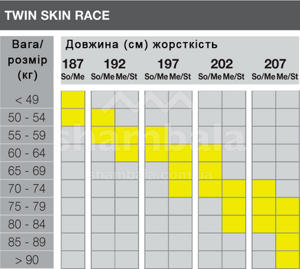 Лижі бігові Fischer, Race, Twin Skin Pro IFP, 197, 41-44-44 (N26017)