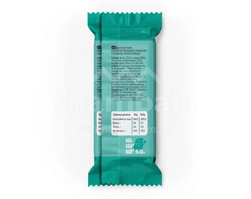 Батончик энергетический ЇDLO OMNOM (Снежная клубника), 50 г (ЇDL)