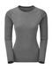 Футболка женская Montane Female Dart Long Sleeve T-Shirt, Nordic Grey, XS/8/34 (5056237079048)