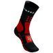 Носки Compressport Hiking Socks, Black/Core Red/White, T2 (7630102554373)