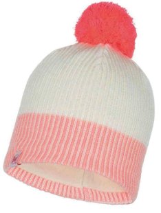 Шапка дитяча (8-12) Buff Junior Knitted & Polar Hat Audny, Fog (BU 117837.016.10.00)