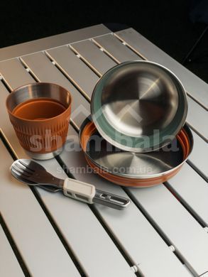 Миска складна Sea to Summit Detour Stainless Steel Collapsible Bowl, Beluga Black, L (STS ACK039011-060105)