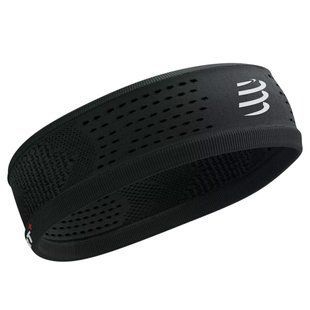 Повязка Compressport Headband Thin On/Off, Black, One Size (7630102563634)