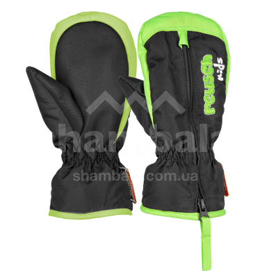 Рукавиці дитячі Reusch Ben Mitten, Black/Neon Green, 1 (ma-4050205734763)