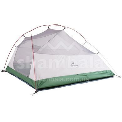 Намет тримісний з футпринтом Naturehike Cloud Up 3 Updated NH18T030-T, Green, 210T (6927595730621)
