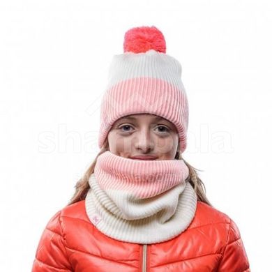 Шапка дитяча (8-12) Buff Junior Knitted & Polar Hat Audny, Fog (BU 117837.016.10.00)