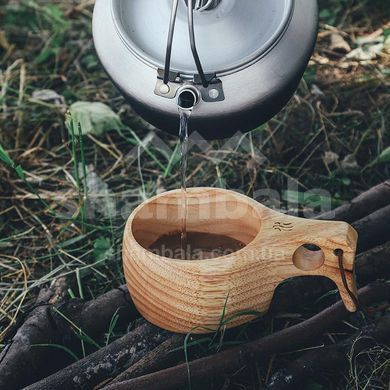Кружка дерев'яна Fire Maple Ancest Bushcraft Wooden, 300 мл, Water (6971490199519)