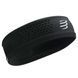Пов'язка Compressport Headband Thin On/Off, Black, One Size (7630102563634)