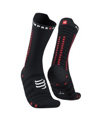 Носки Compressport Pro Racing Socks V4.0 Ultralight Bike 2022, Black/Red, T3 (XU00052S 906 0T3)